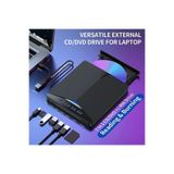 7in1 Harici DVD-ROM USB 3.0 HUB Çoğaltıcı TF SD Kart Okuyucu Type C Kablolu DVD Player CD