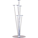7'li Happy Cheff Balon Standı 75 cm Ayaklı Çubuklar ile Parti Dekorasyonuna Şıklık Katın