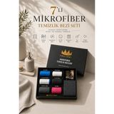 7’li Mikrofiber Temizlik Bezi Seti – Miss Clean Kalitesiyle Camdan Ankastreye Her Yüzey Için