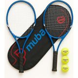 7li Set 27 Inç Yetişkin Tenis Raketi Seti 2 Raket 2 Çanta 3 Top L2 68 cm Çok Renkli, 7tnssetk
