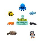 7'Li Set (Ahtapot Köpek Balığı Kedi Penguen Su Samuru Tilki Arı…)