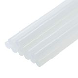 7mm - 30CM Ince Şeffaf Silikon 5 Adet