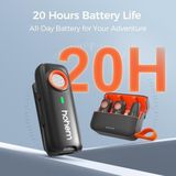 7ryms 131617931 Hohem Mic-01 Kablosuz Yaka Mikrofonu, Anında Eşleştirme, Dsp Gürültü Engelleme, 20 Saat Pil Ömrü, Pc Android Kamera Gimbal İçin Mini Mikrofon, Video Kaydı/röportaj, 2 Tx+1 Rx+Şarj Kutusu