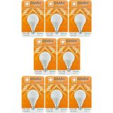 7W (50W) Beyaz Işık E14 LED Mini Ampul, 8 Adet - Altın