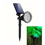 7w Solar Güneş Enerjili Kazıklı Çim & Bahçe Aydınlatma Yeşil