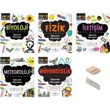 8-12 Yaş Eğlenceli Etkinlikler Stem Kitapları 5 Kitap Set-2 + Tablet Standı