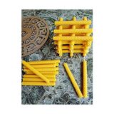(8 Adet) 14CM Dilek Mumu Doğal Petek Mum Beeswax Candle Bal Mumu Mum - standart