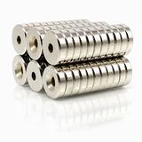 8 Adet 20x5 mm (10/5,5mm) Havşalı Delikli Neodyum Mıknatıs