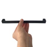 8 Adet Bihter Duz Kulp 224 Mm Siyah Mutfak Kulpu Cekmece Dolap Kapak Kulbu Metal Mobilya Dolabi Kulplari