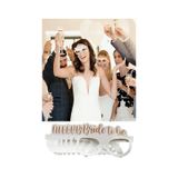 8 Adet Bride To Be Konsepti Gözlük Beyaz Rose Gold "bride To Be" Bekarlığa Veda Nedime Partisi