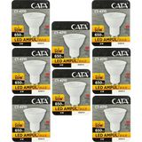 (8 Adet) Cata 9W (50W) Beyaz Işık (6500K) Dim Edilebilir Gu10 Duylu Led Spot Ampul