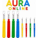 8 Adet - Dikiş Sökücü ve Ilik Açıcı Terzi Malzemeleri (4ADET 14 cm + 4ADET 9 Cm) Koruma Kapaklı - Aura Online