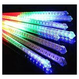 8 Adet Meteor Kayan Tüp LED Ağaç Bahçe Solar Güneş Enerjili LED S-12 - standart