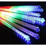 8 Adet Meteor Kayan Tüp Led Ağaç Bahçe Solar Güneş Enerjili Led