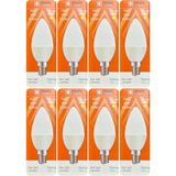 (8 Adet) Osaka 9W (70W) Sarı Işık (3000K) E14 Duylu (İnce Duy) Led Mum Ampul
