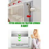 8 Adet Petek Kalorifer Radyatör Arkası Folyolu Plaka Isı Yalıtım