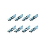 8 Adet Pimapen Pvc Pencere Ve Kapı Kilit İspanyolet Karşılığı (Tek Delikli Standart Model) Zamak