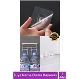 8 Adet Süper Güçlü Şeffaf Çerçeve Askısı Lekesiz Duvar Yapışkanı Mutfak Banyo Raf Tutucu Aksesuarı