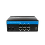 8 Bağlantı Noktalı Gigabit Ethernet Ağ Anahtarı Endüstriyel Anahtar Din Ray Montajı 2 Sfp Bağlantı Noktası Ve 6 Rj45 Bağlantı Noktası