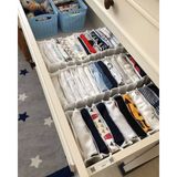 8 Bölmeli Dolap ve Çekmece Içi Düzenleyici Akordiyon Organizer L-00517 (6 Adet) ( Lisinya )