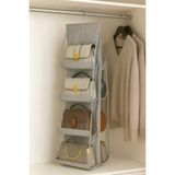 8 Cepli Dolap Içi Çok Amaçlı Düzenleyici, Gri, 110X37 cm - Antrasit - Seçenek 1