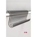 8 cm Metal Mutfak S Kanca, Tel Pano ve Makrome Için Pratik Çözüm - Seçenek 1 - Altın
