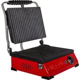 8 Dilim Endüstriyel Kalitesinde Demir Döküm Tost Makinesi (Döküm 30X23) - Kırmızı