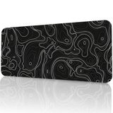 8 Farklı Desenli Baskılı Model Black Deer XXL Gaming Mouse Pad 70x30 cm – Dikişli Kenar, Kaymaz Taban, Dijital Tasarım, Hassas Takip, Ultra Geniş Oyuncu Mousepad (Typography Siyah 70x30 cm)