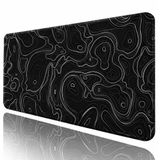 8 Farklı Desenli Baskılı Model Black Deer XXL Gaming Mouse Pad 70x30 cm – Dikişli Kenar, Kaymaz Taban, Dijital Tasarım, Hassas Takip, Ultra Geniş Oyuncu Mousepad (Typography Siyah 70x30 cm)