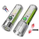 8 Fonksiyonlu Şarjlı Led Fener Yüksek Performanslı Güçlü Aydınlatma Sistemi Wt-609