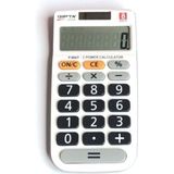 8 Haneli Beyaz Hesap Makinesi F3047, Pratik ve Güçlü Hesaplama Aracı - Seçenek 1 - Ahşap