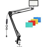 8 Inç 19CM 13 Watt 120 LED Fotograf ve Video Işığı Vlog Ürün Youtube Canlı Yayın Tiktok Mak - Çok Renkli