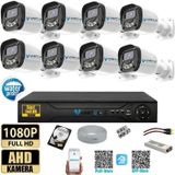 8 Kameralı Full HD Güvenlik Kamera Seti 320GB HDD 5MP Gece (Renkli) Görüşlü - Sabit IP Gerektirmez