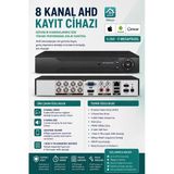 8 Kanal 5Mp Ahd Dvr Xmeye Kayıt Cihazı