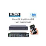 8 Kanal Hybrid Dvr Kayıt Cihazı Xmeye H265+