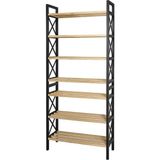 8 Katlı Çok Amaçlı Raf Ayakkabılık – 47X18X127 Cm, Mdf ve Plastik Malzeme, Kolay Kurulum Qr