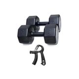 8 Kg Dambıl X 2 Adet = 16 Kg + Sayaçlı Ayarlanabilir El Yayı