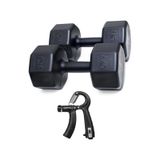 8 Kg Dambıl X 2 Adet 16 Kg Ve Sayaçlı Ayarlanabilir El Yayı