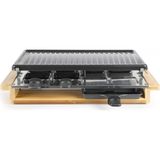 8 Kişilik Raclette Makinesi, 1200 W - DOC257 - Siyah