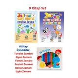 8 Kitap Set- 2 Yaş Ve 3 Yaş Cırt Cırtlı Etkinlikler Ve Yapıkredi Yayınları 2 Yaş Kitaplık