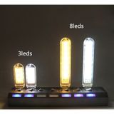 8 LED Günışığı Taşınabilir Mini USB Led Lamba 5730 SMD Kamp Stick