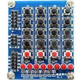 8 LED'li 4x4 Keypad Modül - Tuş Takımı Modül