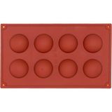 8 Li Yarım Küre Silikon Mouse Pasta Kalıbı NOCOLOR-4AE0C921 ECMELNM546 - standart