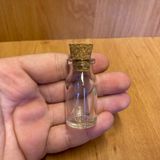 8 Ml Mantar Tıpalı Cam Şişe, Tıpalı Cam Şişe 8 cc x 10 Adet