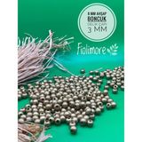 8 mm Ahşap Boncuk (50 Gram 175 Adet) Delik Çapı 3mm Makrome Takı Bileklik Tahta Yuvarlak - Altın Sarı