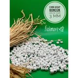 8 mm Ahşap Boncuk (50 Gram 175 Adet) Delik Çapı 3mm Makrome Takı Bileklik Tahta Yuvarlak - Beyaz