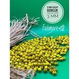 8 mm Ahşap Boncuk (50 Gram 175 Adet) Delik Çapı 3mm Makrome Takı Bileklik Tahta Yuvarlak - Sarı