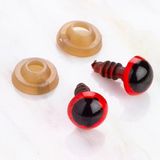 8 Mm Kırmızı 5 Çift Amigurumi Göz