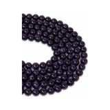 8 MM Lacivert Yıldız Taşı Dizi Siyah