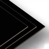 (8 Mm) Siyah Laminat Kaplı Mdf Tabaka Ahşap Plaka Ahşap Panel
